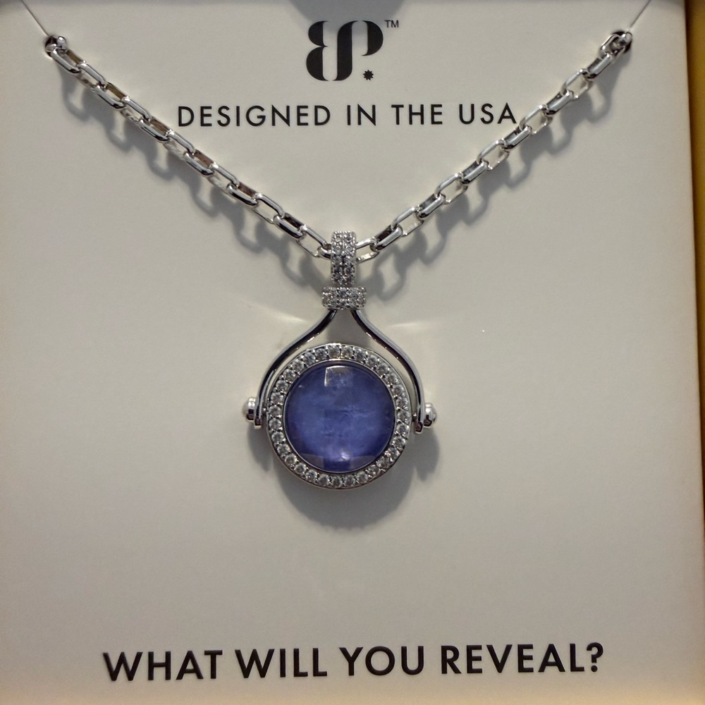 Bomb Party The Halo Orb Necklace Lavender GEM SOCIETY